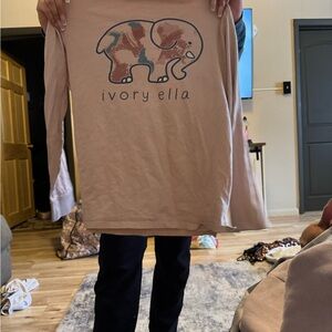 Ivory Ella Pink Long Sleeve Shirt